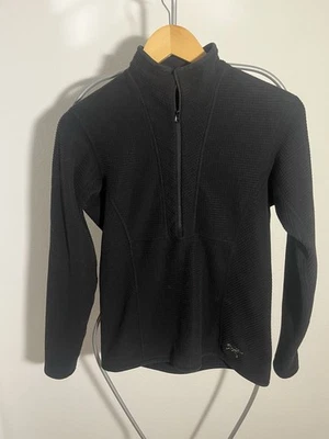 Женская черная флисовая олимпийская вышивка Arc'teryx Polartec на молнии 1/4 NBC размер M - Изображение 1 из 4