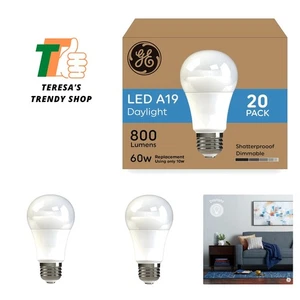 Brighten Your Home: 20 Dimmable LED Light Bulbs, 10W A19 Daylight 5000K - Picture 1 of 12