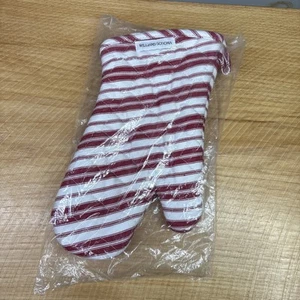 William Sonoma Classic Stripe Oven Mitten Pot Holder Baking Cooking Utensil - Picture 1 of 4