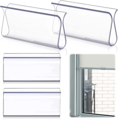 4 Pieces Window Shade for Roller Pull down Roller Shades Handle Blinds for Windo - Image 1 of 4