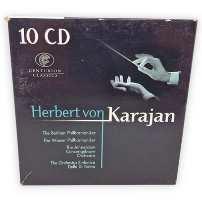 Herbert von Karajan 10 CD Box Berliner Wiener Philharmoniker Centurion Classics - Bild 1 von 4