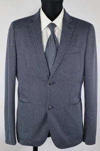 Chaqueta WE fashion azul y blanco talla 50/M poliéster viscosa elastano excelente estado - Imagen 1 de 11