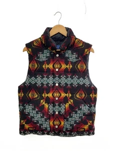 PENDLETON Native Pattern Down Vest M Wool Multi color - Picture 1 of 3