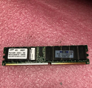 261585-041 HP 1GB - 266MHz DDR266/PC2100 - ECC - DDR SDRAM - 184-pin DIMM - Picture 1 of 3