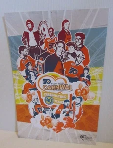PHILADELPHIA FLYERS HOCKEY NHL FRAUEN CHARITY KARNEVAL 40 JAHRE JUBILÄUM POSTER - Bild 1 von 2