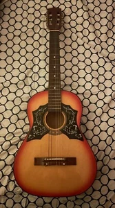 Vintage Korean MIK 36” Acoustic Classical Travel Guitar Unbranded 3/4 - Picture 1 of 15