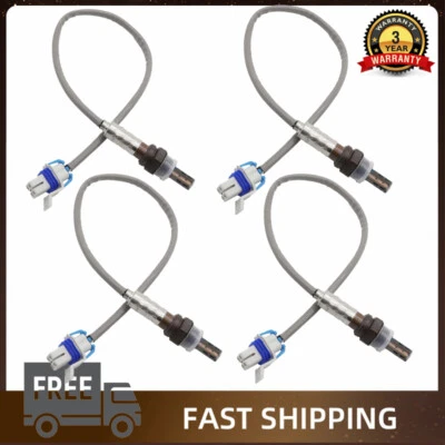 Set of 4 Oxygen Sensors For 2003 2004 2005 Chevrolet Tahoe GMC Yukon 4.8L V8 USA - Image 1 of 4