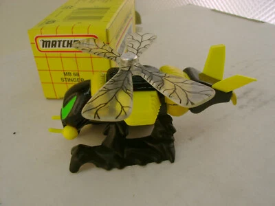1993 MATCHBOX SUPERFAST MB #68 BLACK & YELLOW STINGER BEE NEW IN BOX - Image 1 of 4