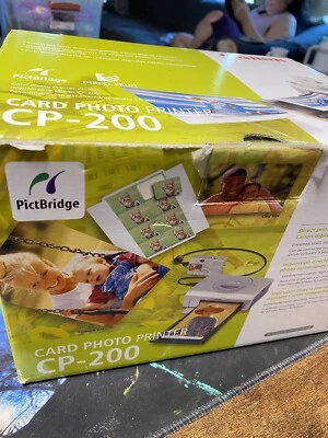CANNON Card Photo PRINTER  CP200 Direct Printing MINT Portable Travel Box MOBILE - Image 1 of 4