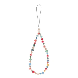 Phone Case Pendant Bead Strap Phone String Crystal Beads Chain Holder - Photo 1/12