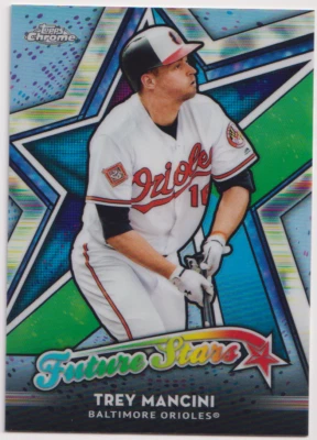 2018 Topps Chrome Future Stars #FS-16 Trey Mancini Baltimore Orioles - Image 1 of 2