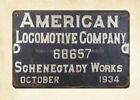 Danger - garage solutions American Locomotive Company. metal tin sign