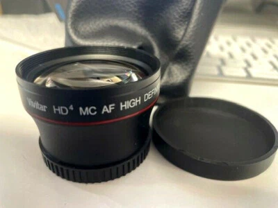 Vivitar 40.5mm High Definition Pro 2x Telephoto Conversion Lens (Black) - Image 1 of 2