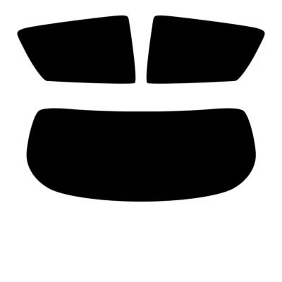 Tinte ventana precortado para Toyota Corolla 3 puertas 2001-07 (E120) 5% limusina negro trasero Foto 1 de 4