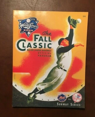 WORLD SERIES 2000 Subway Series Program - NO RESERVE NY Mets v. NY Yankees - Image 1 of 2