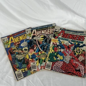 Marvel Avengers 159 160 161 1977 Grim Reaper Beast First Graviton Bronze Age - Picture 1 of 20