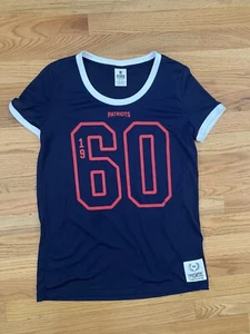 PINK Victoria’s Secret NFL New England Patriots Women’s Jersey Blue Red Size XS - Picture 1 of 5