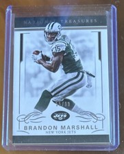 2016 Panini National Treasures Brandon Marshall Silver Foil #55/99 Jets SP