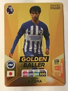 Panini Adrenalyn XL Plus Premier League 2024 Kaoru Mitoma Brighton Golden Baller - Foto 1 di 1