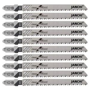 50Pack T101B T-Shank Contractor Jig Saw Blades - 4 Inch 10 TPI Jigsaw Blades Set - Picture 1 of 12