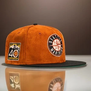 Seattle Mariners Fitted Hat 7 3/8 x New Era 59FIFTY S'mores Alternate Cap - Picture 1 of 14