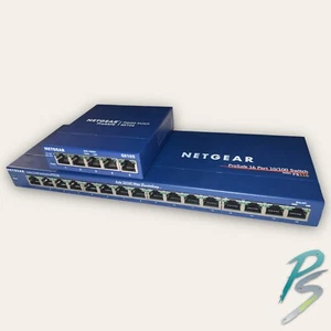 NETGEAR ProSAFE Ethernet Switch Bundle - Gigabit 5-Port GS105 + 16-Port FS116 - Picture 1 of 3