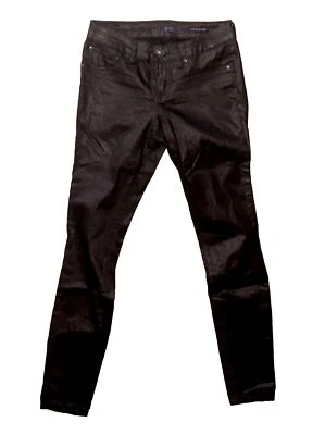 Jessica Simpson “Kiss Me” Stretch Jeggings Size 26 w/32 Inseam Black/Copper - Image 1 of 4