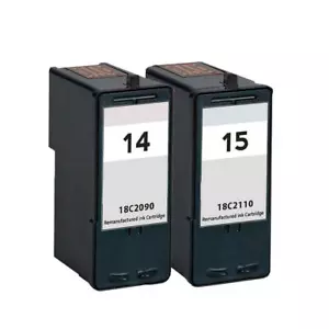 For LEXMARK 18C2090 18C2110 INKJET Cartrdige Combo Pack Black Tri-Color - Picture 1 of 1