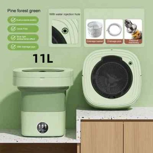 13L Portable Foldable Washing Machine with Spin Dryer for Sock Underwear Panties - Picture 1 of 12