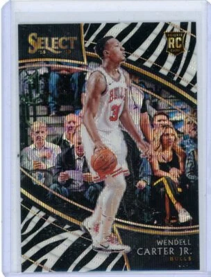 2018-19 Panini Select Courtside Zebra Prizm Rookie #269 Wendell Carter Jr. - Image 1 of 2