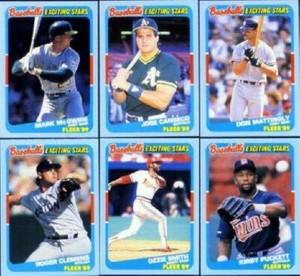 Jose Canseco #3 1989 Fleer Exciting Stars