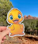 2" Yellow Rubber Ducky Sticker, Ducky, Duck Sticker, Feathers, Jeep Duck, Ducks