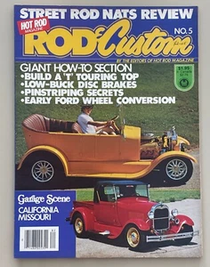 1978 HOT ROD MAGAZINE ROD & CUSTOM No 5 Roadster Highboy Deuce Coupe Chevy Ford - Picture 1 of 13
