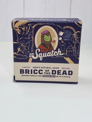 Dr. Squatch Ltd Ed. Bar Soap Bricc Of The Dead All Natural with Medium Grit 5oz - Image 1 of 2