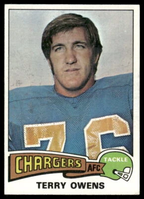 1975 Topps #256 Terry Owens POOR - Image 1 of 2