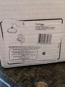 Delta T17T297 Cassidy Dual-Function Shower Faucet Trim Kit - Chrome - Picture 1 of 3