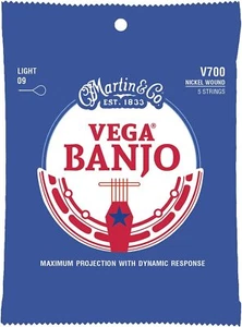 Martin V700 Vega Light (5 String) Banjo Strings. 9-20 - Picture 1 of 6