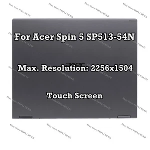 Conjunto completo de pantalla táctil LCD de 13,5" para Acer Spin 5 SP513-54N - Imagen 1 de 10