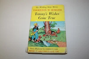 Vintage Tommy's Wishes Come True by Thornton W Burgess, Large Easy-To-Read Type - Picture 1 of 12