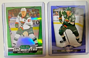 Kirill Kaprizov All-Star Rainbow Green 25/33, Blue 2024-25 O-Pee-Chee - Picture 1 of 2