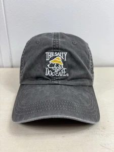 Salty Dog Cafe Hat Cap Strap Back Gray Embroidered Mens Mid Fit Classic Cotton - Picture 1 of 12