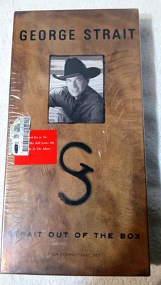 Strait Out of the Box by George Strait CD Sep 1995 4 Disc Sealed New - Image 1 of 4