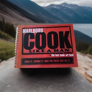 Marlboro Cook Like a Man Cookbook The Last Male Art Form Philip Morris 2004 - Bild 1 von 9