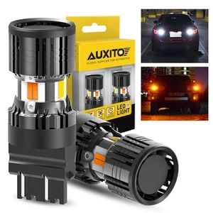 3157 LED Switchback Dual Color Yellow White amber Signal Turn Light 4K AUXITO - Picture 1 of 11