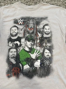 WWE Wrestling tee Cena AJ Styles Roman Reigns KO Seth Rollins Finn youth SZ L - Picture 1 of 7