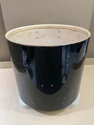 DW 90s Collectors Series Arce 14” Piso Tom Tambor Shell Envoltura Negra Foto 1 de 4