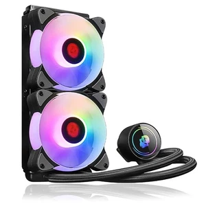 WJCOOLMAN 240mm RGB Liquid CPU Cooler – Radiator AIO, kompatybilny z AM4/1151/1200 - Zdjęcie 1 z 3