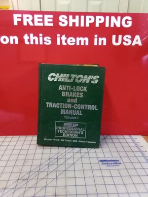 Chilton's Anti-Lock Brakes And Traction Control Manual Volume 1, Chrysler, Ford, - Image 1 of 4