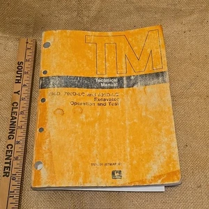 John Deere 790D 790D-LC 892D-LC Excavator Operation Repair Manual TM1395 - Picture 1 of 15