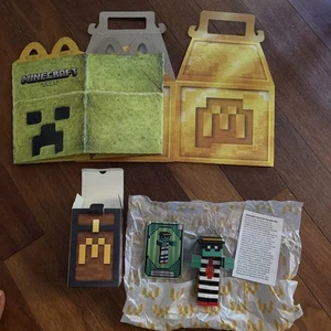 2025 McDonald's Minecraft Adult Happy Meal Zombie HAMBURGLAR w/Unused Code Card - Picture 1 of 5